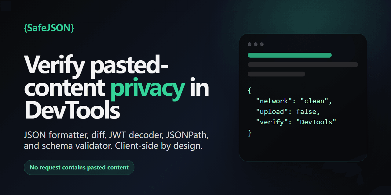SafeJSON social preview image